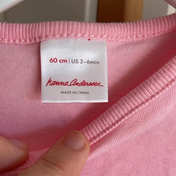 Hanna Anderson 3-6 month dress ( 9-12 months shirt) with tutu Worn 1 time - Picture 2 of 2